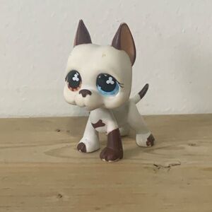 Rare Authentic Littlest Pet Shop #577 Great Dane Dog Original Hasbro LPS